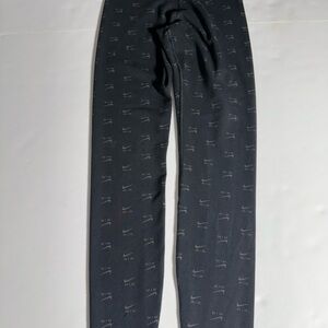 Nike Black Leggings with Logo Pattern